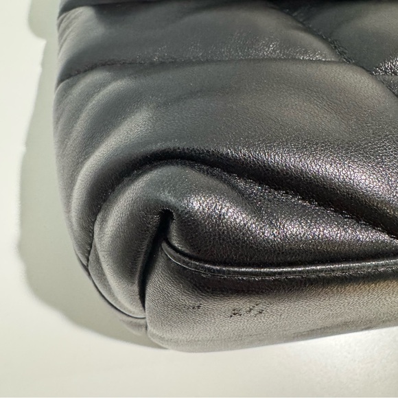 Saint Laurent Small Loulou Puffer Bag Black Gold - Picture 6 of 16